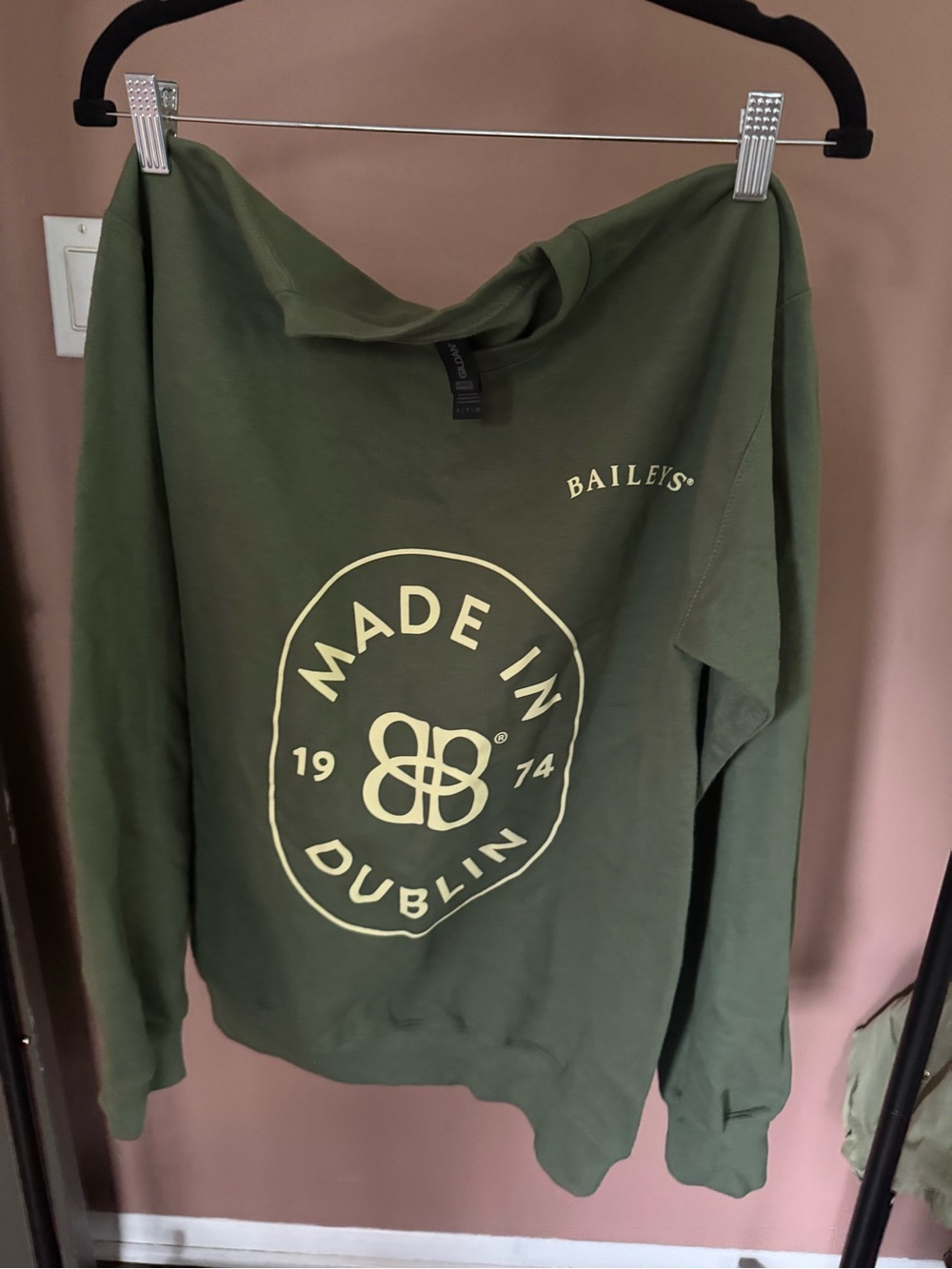 Made In Dublin Baileys Olive Green Women’s Sweatshirt